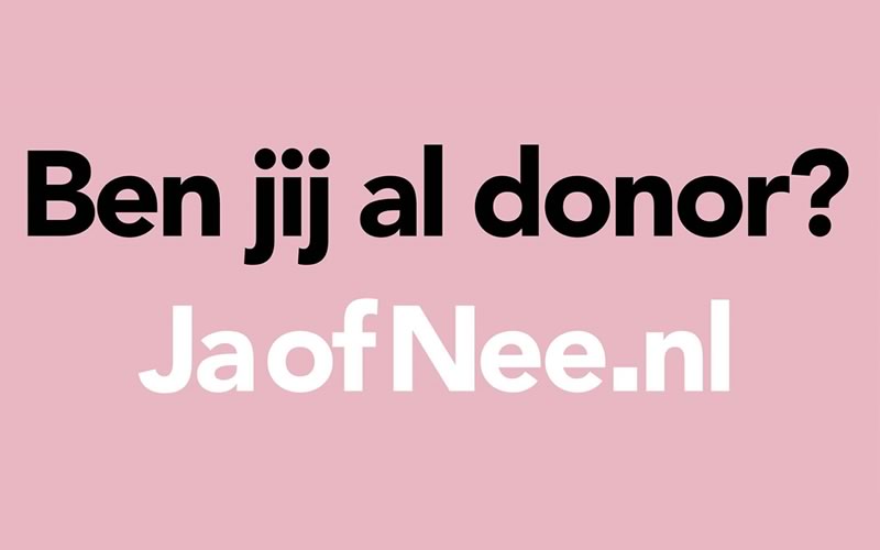 ben jij al donor?