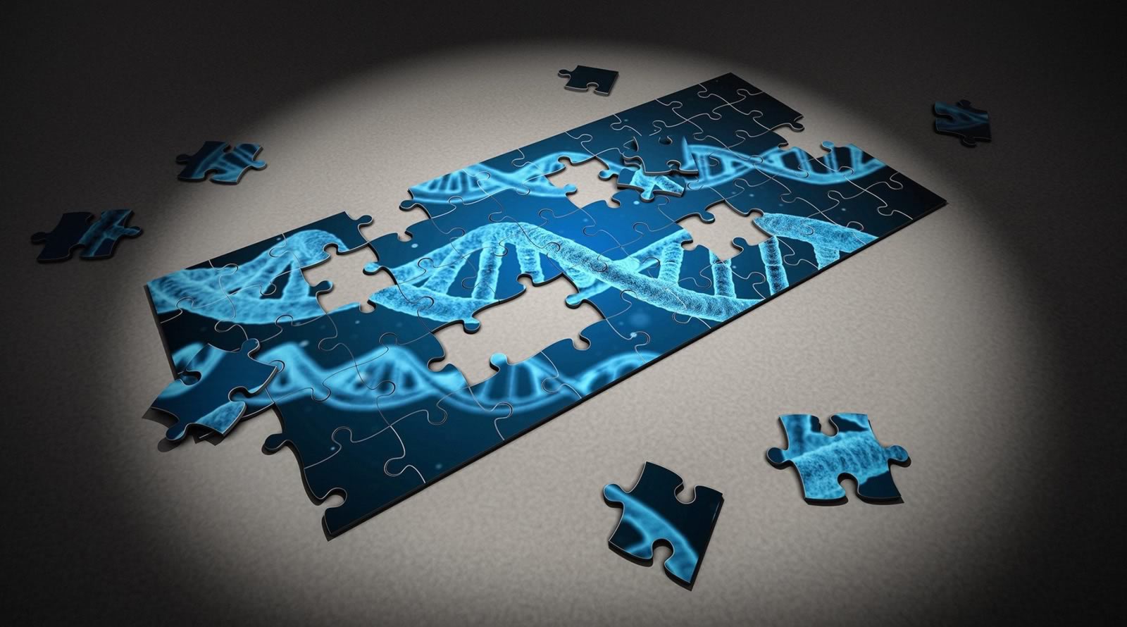 puzzel met afbeelding van dna