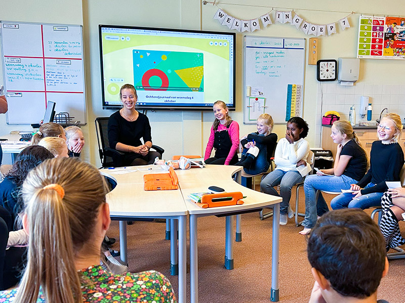 D. Blomaert voor de klas op doktersdate
