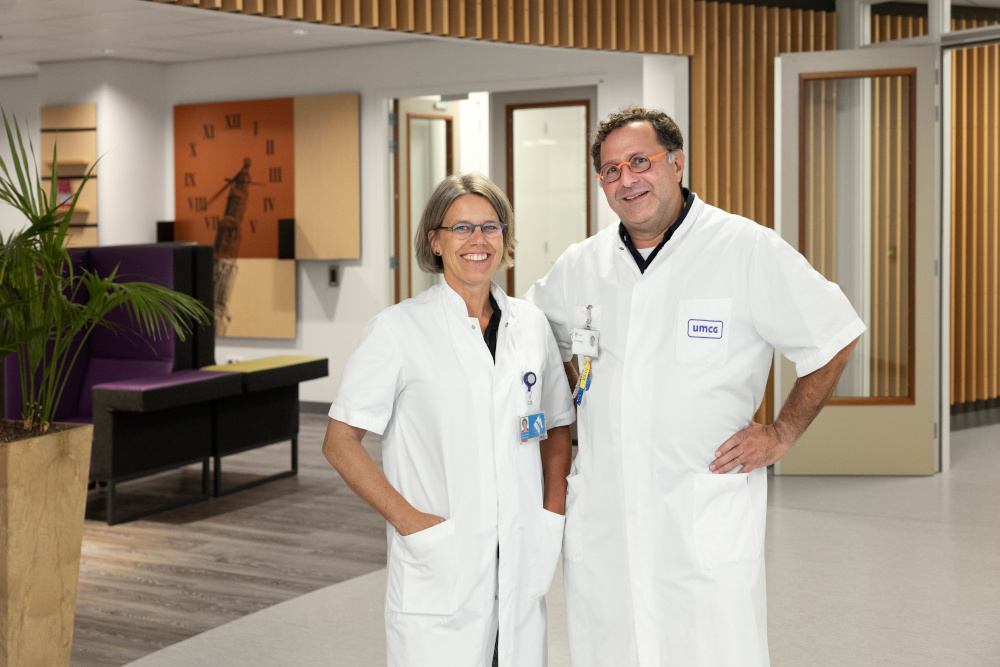 Artsen John Maduro en Annette van der Velden, Academisch Borstcentrum Groningen