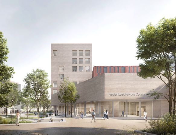 Ontwerptekening van het Anda Kerkhoven Centre