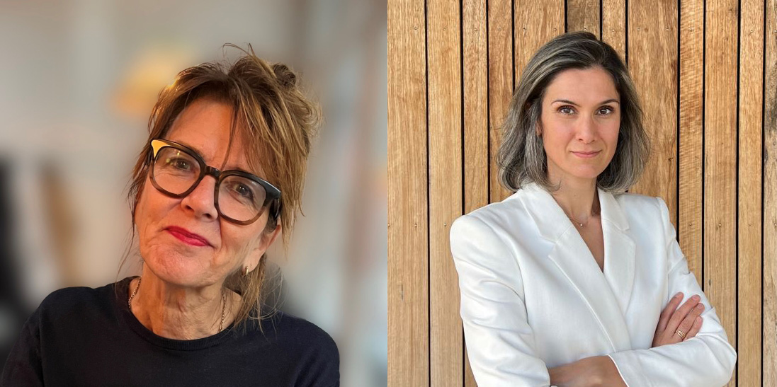 Portretfoto's van Marian Mourits (links) en Derya Yakar (rechts)