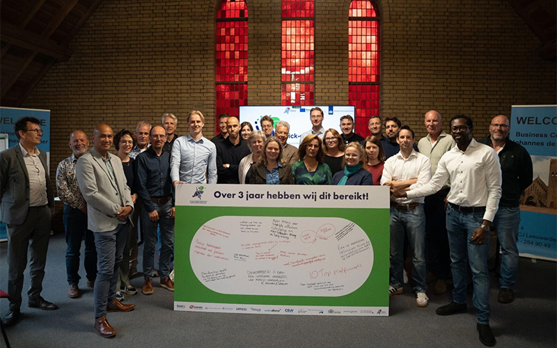 Groepsfoto samenwerking Noord-Nederland