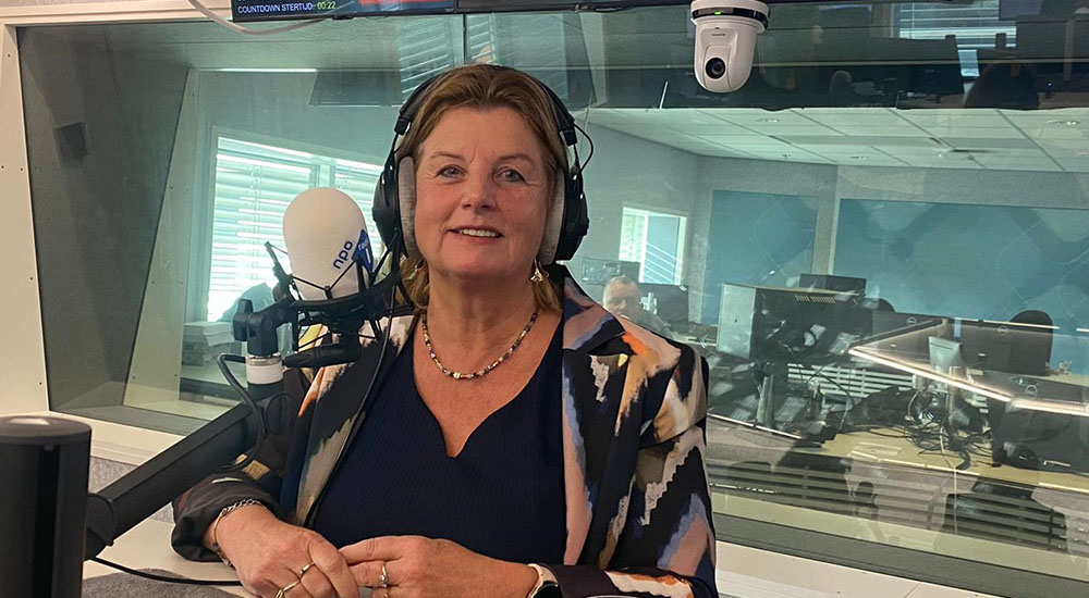 M. Siebelink bij het programma Spraakmakers op NPO Radio 1