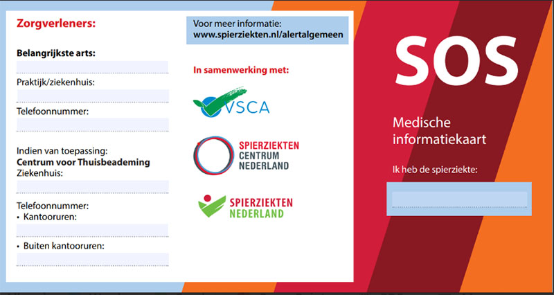 SOS kaartje