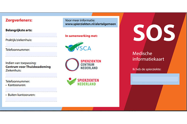 SOS kaartje