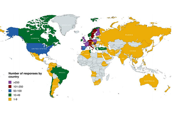 Thuisbeademing in europa - Ingevulde enquêtes per land