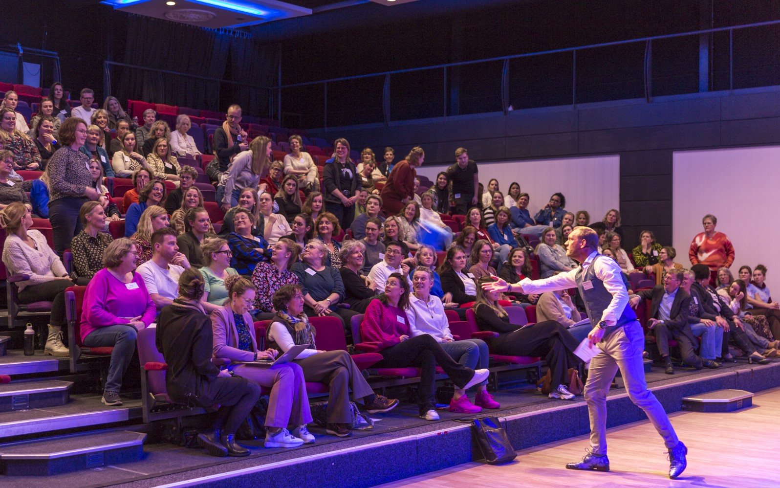 Overzicht zaal