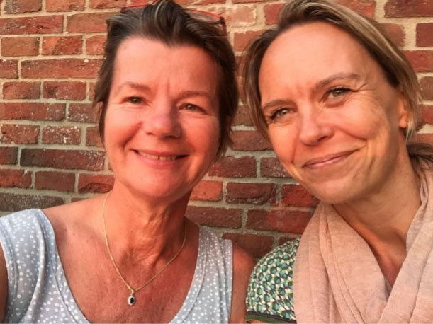 M. Bakker met Hermien de Walle in 2016