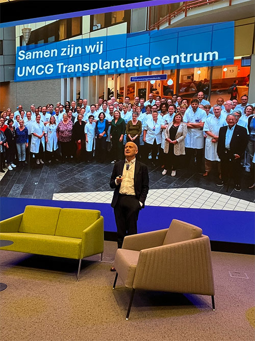 Symposium 10 jaar samen! UMCG Transplantatiecentrum