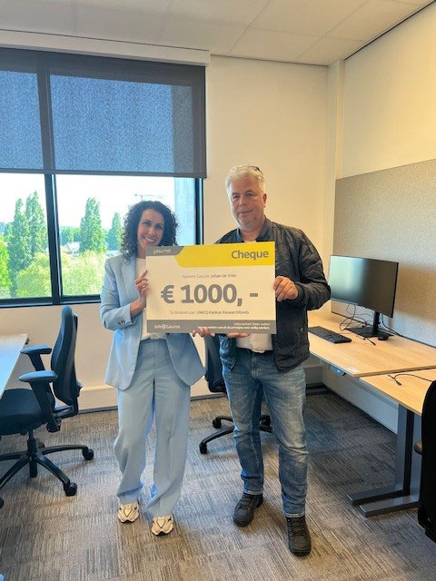 Tweede donatie van de Gasunie voor het UMCG Kanker Researchfonds